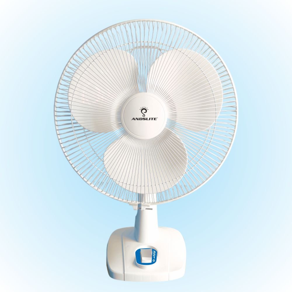 Andslite AIR ON – 16 Inch AC Table Fan with 100% Copper Winding
